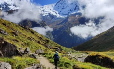 Nepal travel destination with Himalayan mountain views